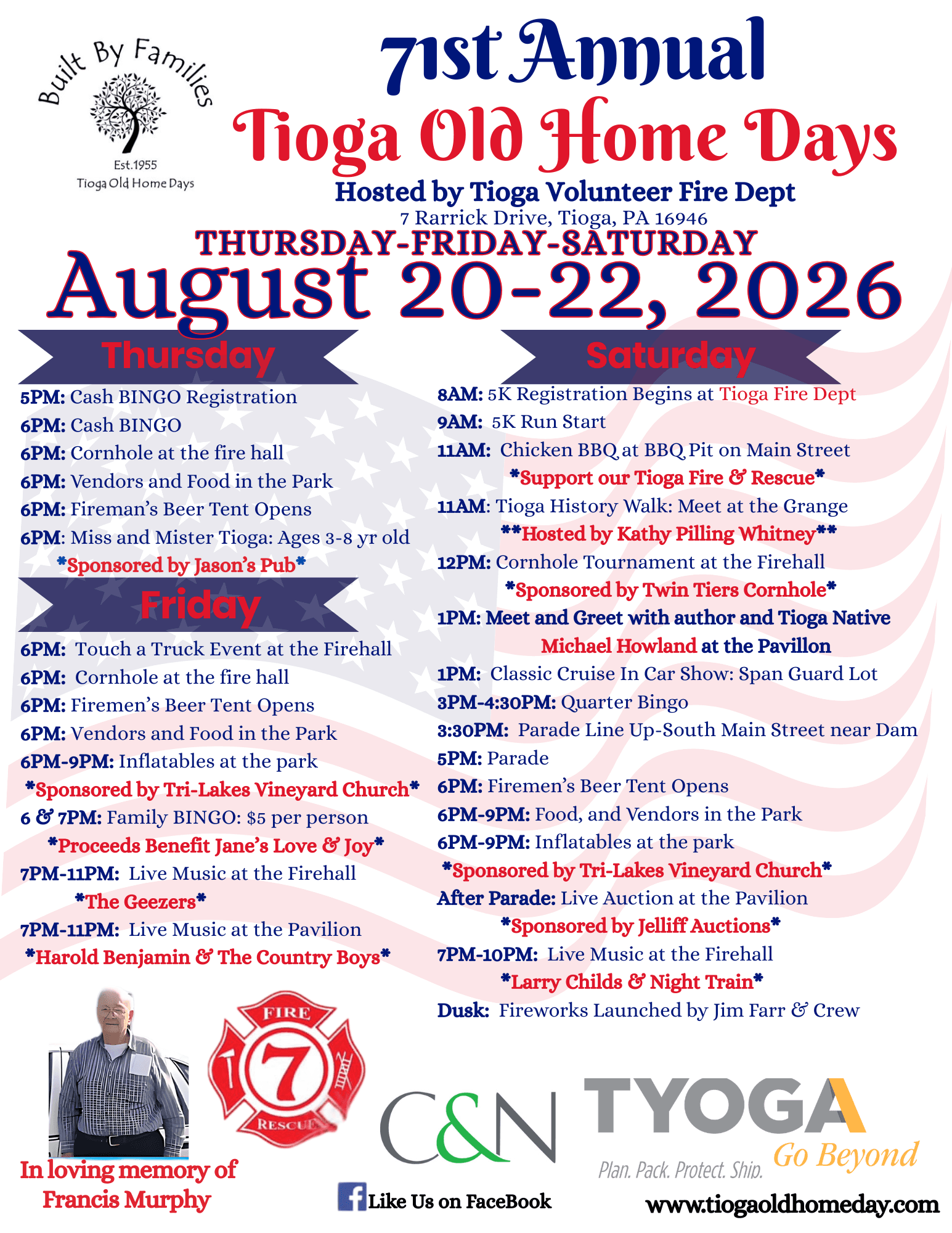 Old Home Day Flyer